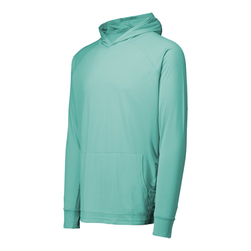 Blue Frost Long Sleeve hooded T-shirt from MV Sport