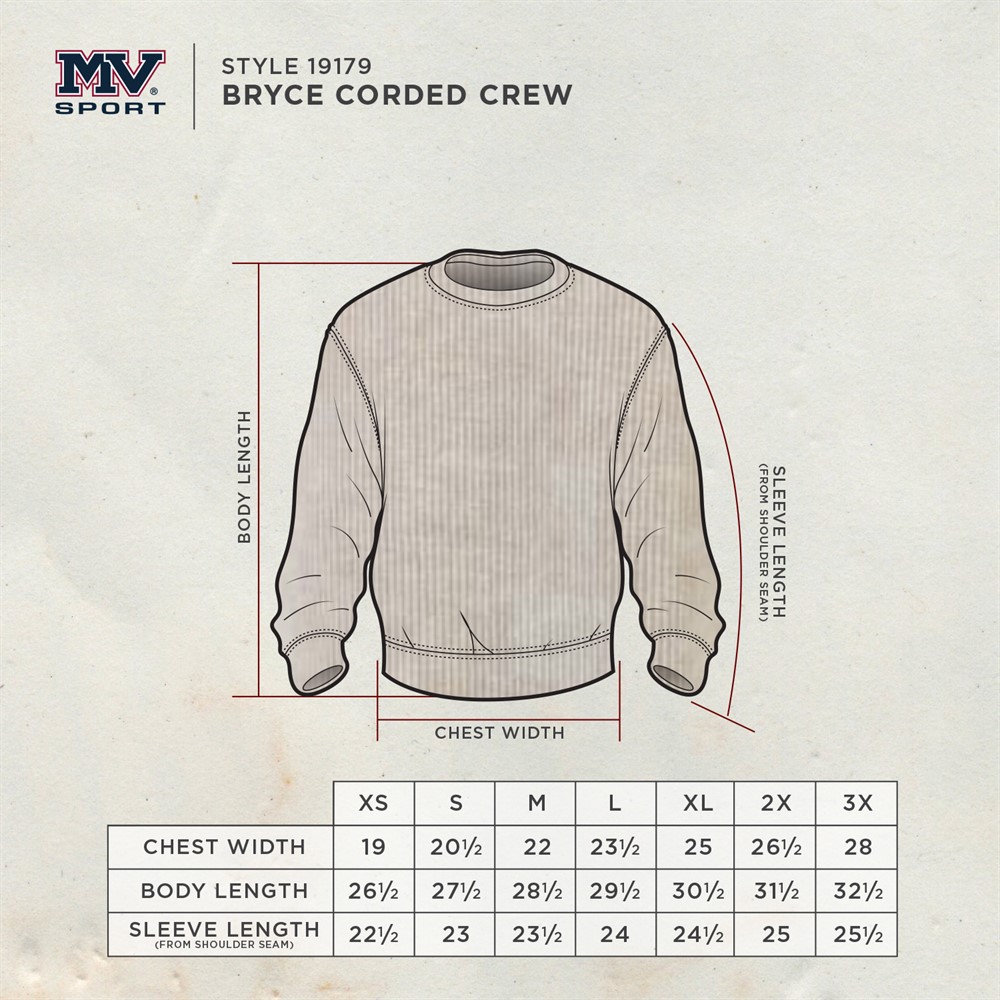 MV Sport Corded Crewneck Pullover